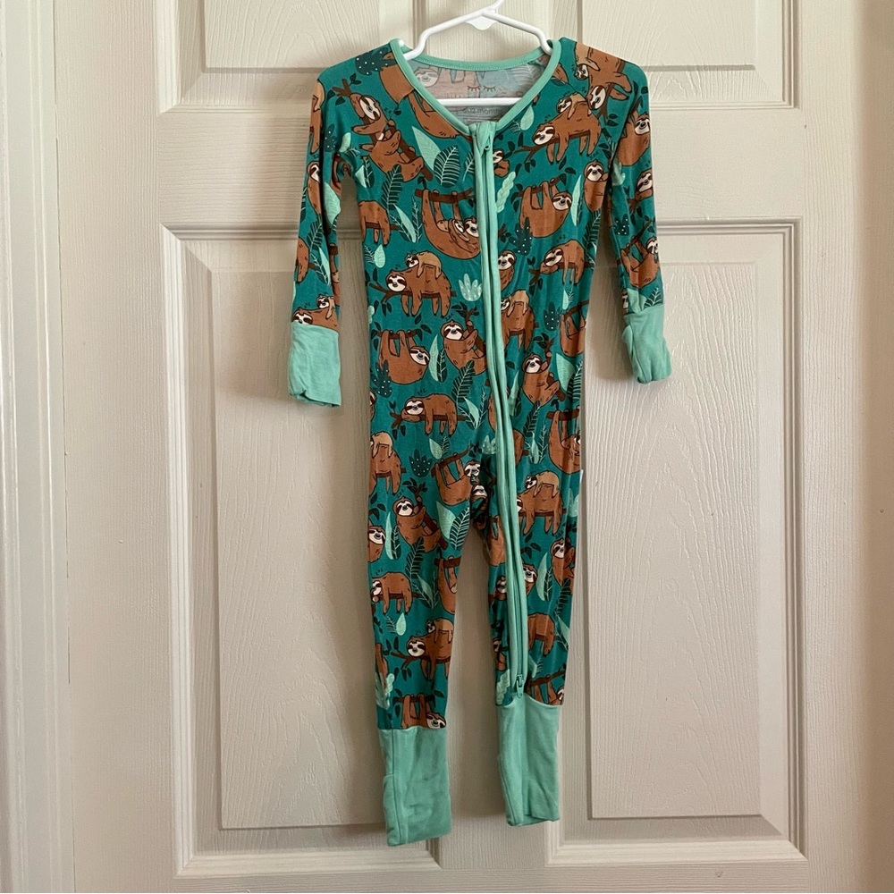 LITTLE SLEEPIES Sleepy Sloth HTF Zippy 6-12 Months